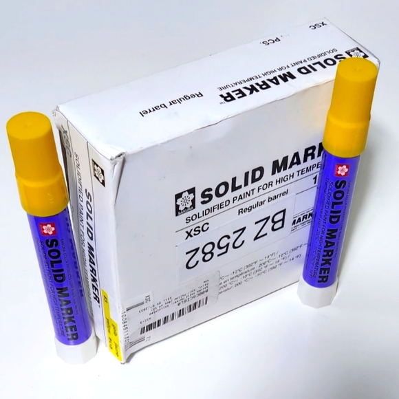 2 × SAKURA SOLIDIFIED PERMANENT PAINT FOR HIGH TEMPERATURE - MADE IN JAPAN - Picture 5 of 6
